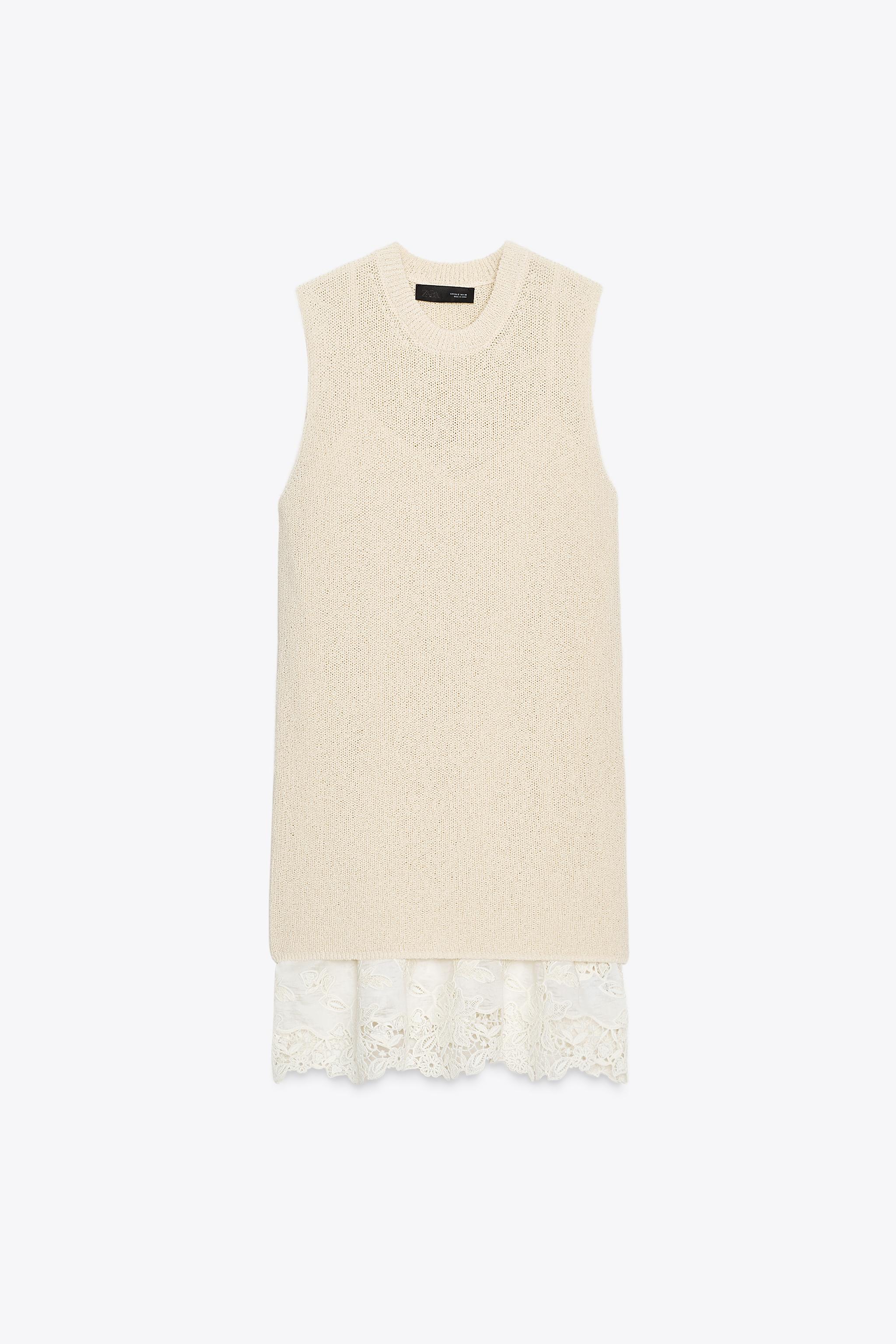 COMBINATION KNIT DRESS